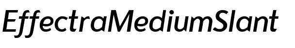 EffectraMediumSlant Regular.ttf
