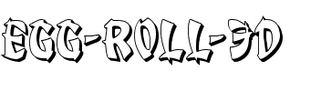 Egg Roll 3D Regular.ttf