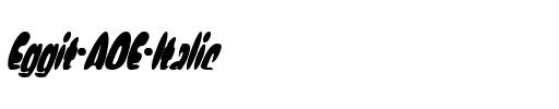 Eggit AOE Italic.ttf