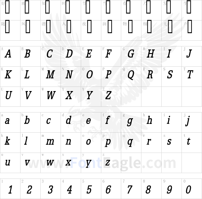 Eggo-Condensed-BoldItalic