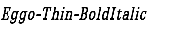 Eggo Thin BoldItalic.ttf