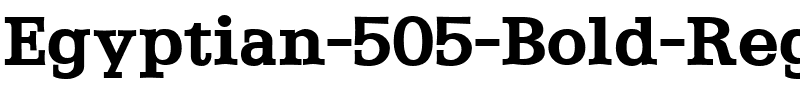 Egyptian 505 Bold Regular.ttf