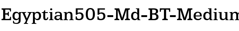 Egyptian505 Md BT Medium.ttf