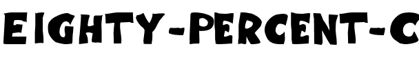 Eighty Percent Caps Regular.ttf