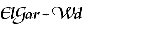 ElGar Wd Regular.ttf