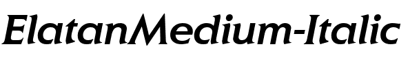 ElatanMedium Italic.ttf