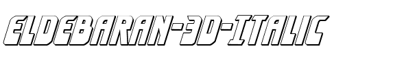 Eldebaran 3D Italic Italic.ttf
