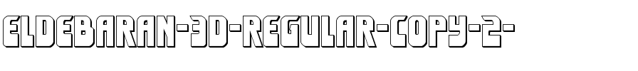 Eldebaran 3D Regular.ttf