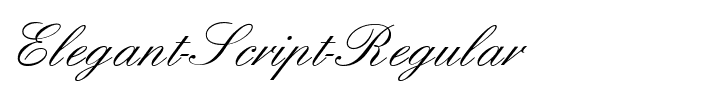 Elegant-Script Regular.ttf
