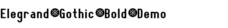 Elegrand Gothic Demo Bold.ttf