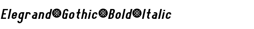 Elegrand Gothic Demo Bold Italic.ttf