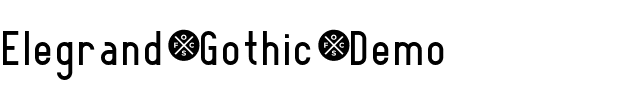 Elegrand Gothic Demo Regular.ttf