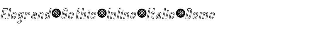 Elegrand Gothic Inline Demo Italic.ttf