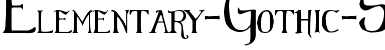 Elementary Gothic Scaled  Normal.ttf