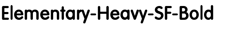 Elementary Heavy SF Bold.ttf
