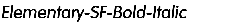 Elementary SF Bold Italic.ttf