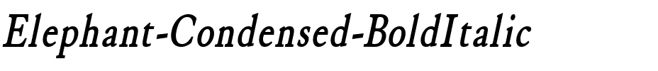 Elephant Condensed BoldItalic.ttf
