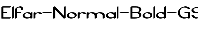 Elfar Normal Bold G98 Regular.ttf