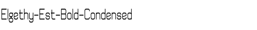 Elgethy Est Bold Condensed Regular.ttf