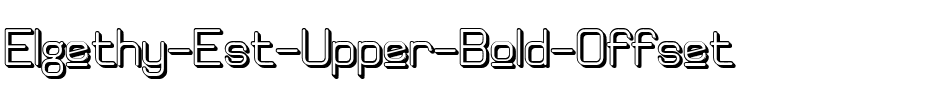 Elgethy Est Upper Bold Offset Regular.ttf