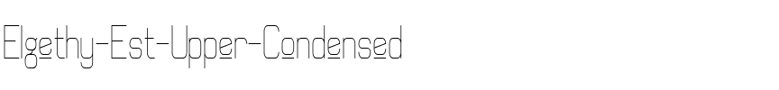 Elgethy Est Upper Condensed Regular.ttf