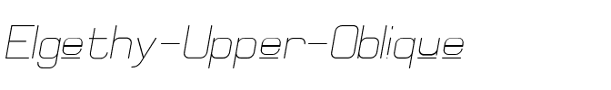 Elgethy Upper Oblique Regular.ttf