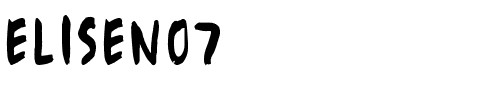 EliseNo7 Regular.otf