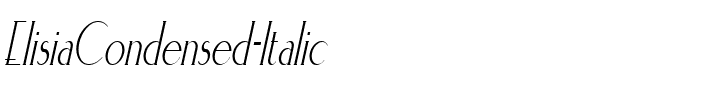 ElisiaCondensed Italic.ttf