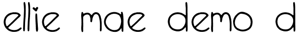 Ellie Mae Demo Demo.otf