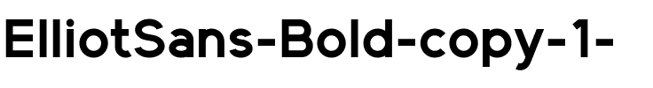Elliot Sans Bold Regular.ttf