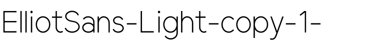 Elliot Sans Light Regular.ttf