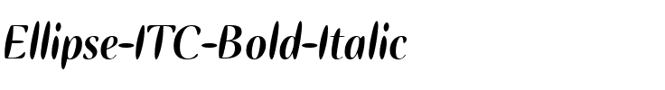 Ellipse ITC Bold Italic.ttf