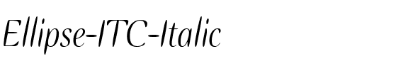 Ellipse ITC Italic.ttf