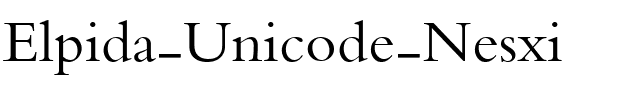 Elpida Unicode Nesxi Regular.ttf