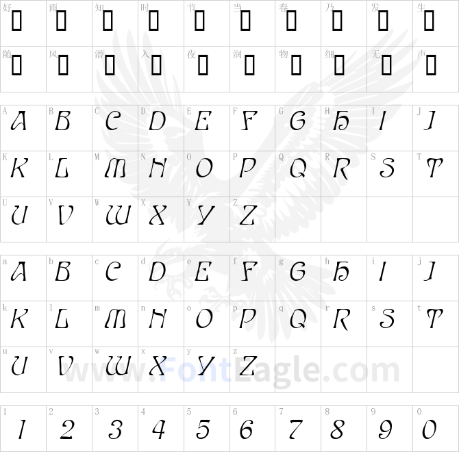 Elves-Condensed-Italic