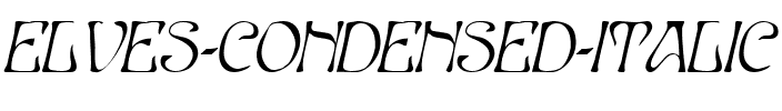 Elves-Condensed Italic.ttf