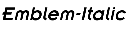 Emblem Italique.ttf