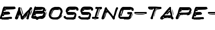 Embossing Tape 2 (BRK) Regular.ttf