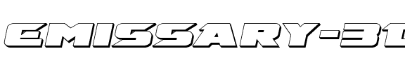 Emissary 3D Italic Italic.ttf