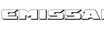 Emissary 3D Regular.ttf