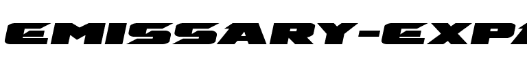 Emissary Expanded Italic Expanded Italic.ttf
