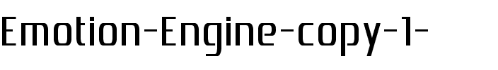 Emotion Engine Normal.ttf