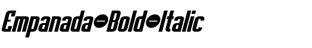 Empanada Bold Italic.ttf