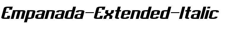Empanada Extended Italic.ttf