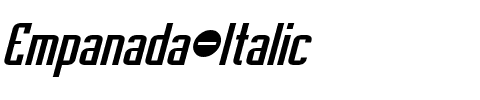 Empanada Italic.otf