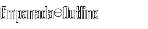 Empanada Outline Regular.otf