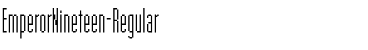 EmperorNineteen Regular.ttf