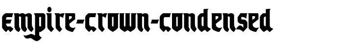 Empire Crown Condensed Condensed.ttf