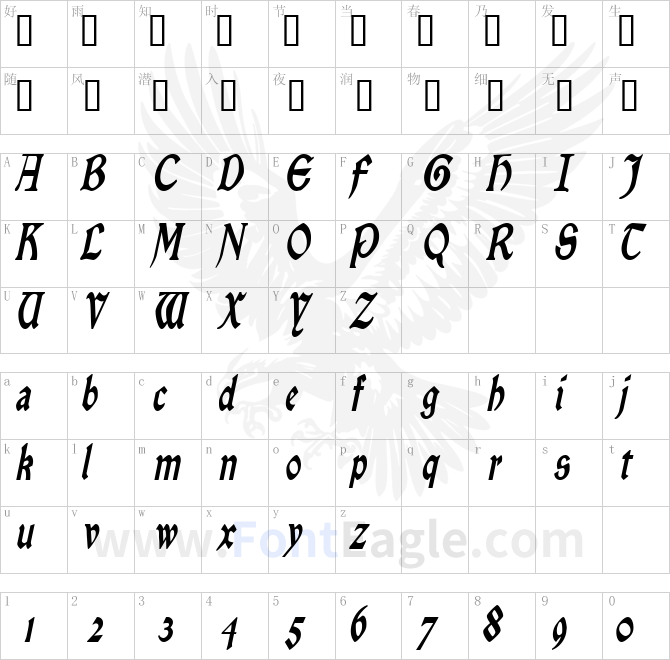 EnchantmentCondensed-Italic