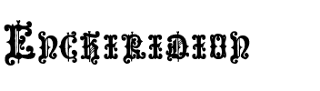Enchiridion Regular.otf